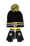 HARRY POTTER Ensemble Bonnet et Gants Adultes Maison Options Tricots