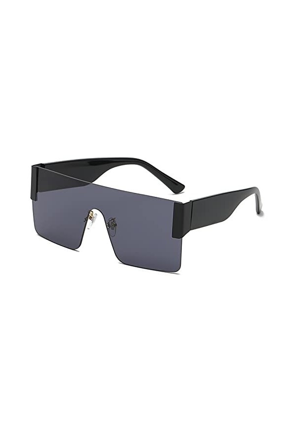 LUOXUEFEI De Soleil Lunettes Lunettes De Soleil Carrées Noires Pour Femmes Lunettes De Soleil Miroir Pour Femme Nuances Sans 