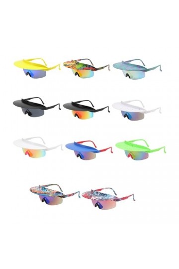 Lunettes de soleil de sport avec protection UV pour adulte - Verres miroir - Lunettes de soleil steampunk - Lunettes de solei