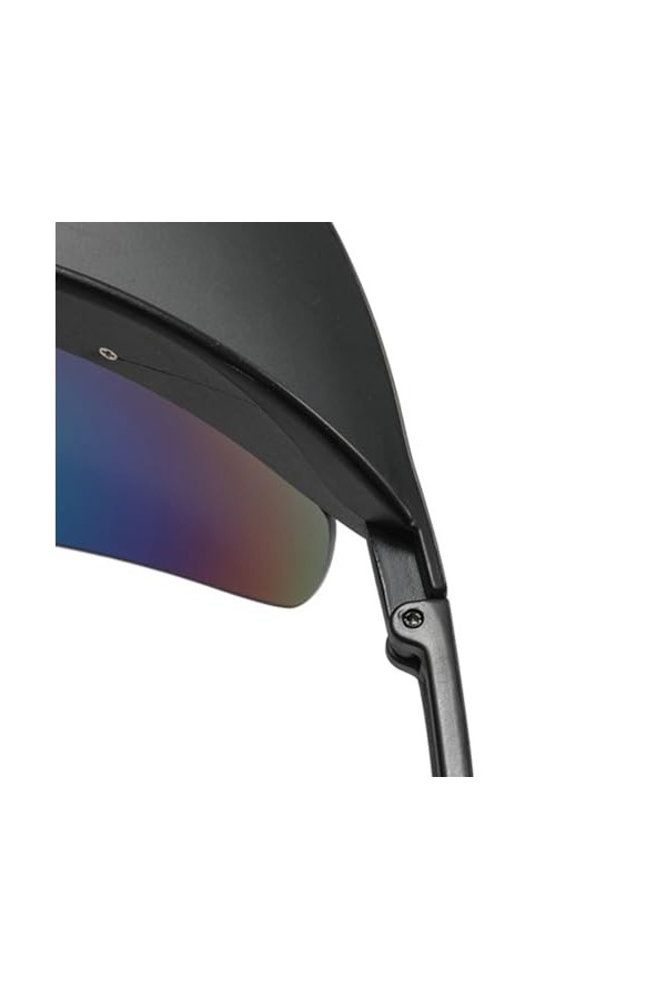 Lunettes de soleil de sport avec protection UV pour adulte - Verres miroir - Lunettes de soleil steampunk - Lunettes de solei