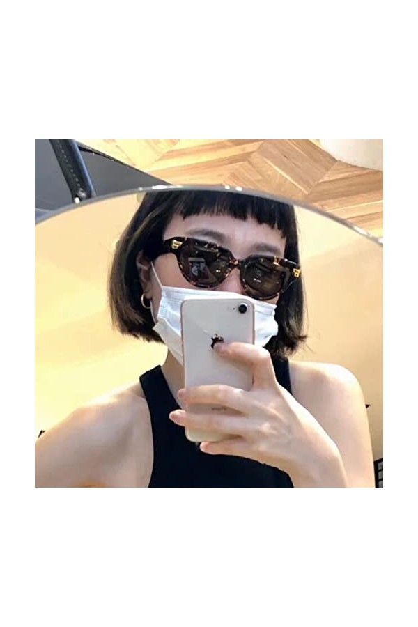 RCJOLLZ Lunettes de Soleil Femme Sexy&nbsp;&nbsp;&nbsp;Lunettes de Soleil Design de Marque de Luxe Vintage pour Hommes Classiques