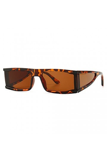 LUOXUEFEI De Soleil Lunettes Lunettes De Soleil Hommes Été Lunettes De Soleil Rectangulaires Noires Pour Femmes