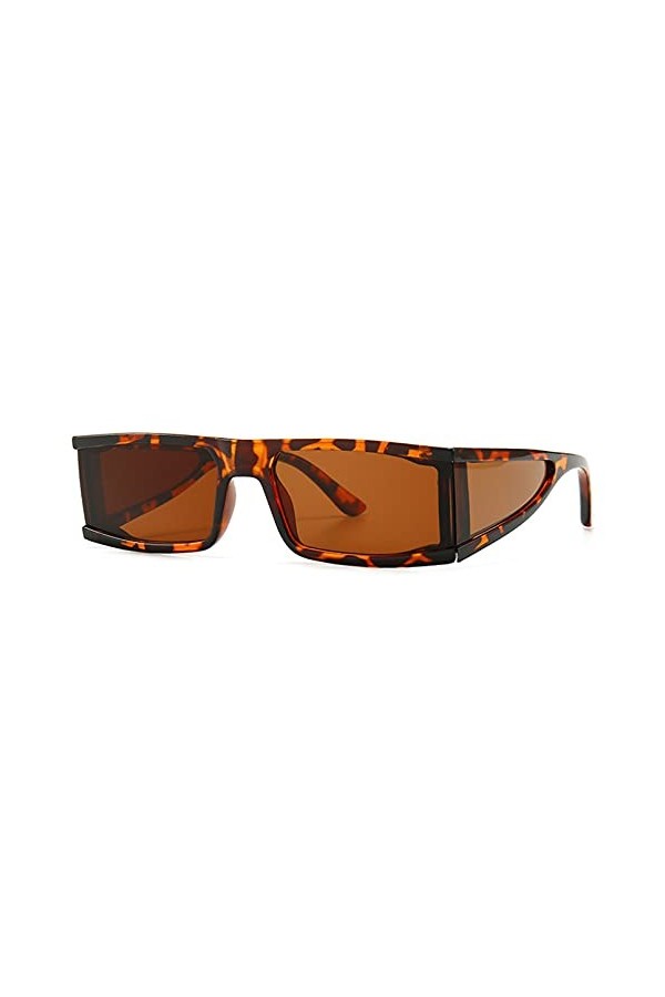 LUOXUEFEI De Soleil Lunettes Lunettes De Soleil Hommes Été Lunettes De Soleil Rectangulaires Noires Pour Femmes