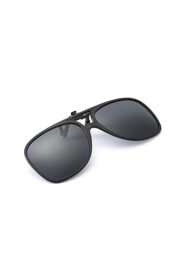 Long Keeper Clip Lunettes de Soleil Polarisées pour Hommes Femmes Rertro Pilote Clip Solaire pour Lunettes De Vue Lunettes de