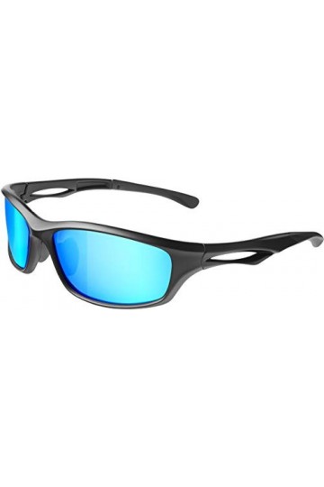 Balinco Lunettes de sport polarisées Lunettes de soleil Lunettes de vélo avec protection UV400 pour femmes et hommes Conduite