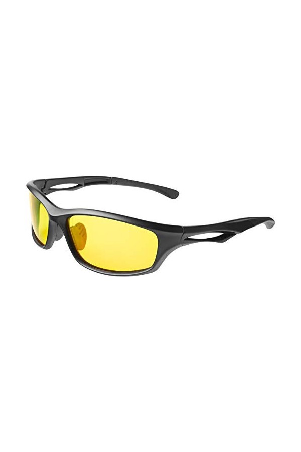 Balinco Lunettes de sport polarisées Lunettes de soleil Lunettes de vélo avec protection UV400 pour femmes et hommes Conduite