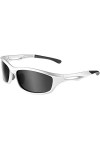 Balinco Lunettes de sport polarisées Lunettes de soleil Lunettes de vélo avec protection UV400 pour femmes et hommes Conduite