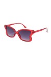 WDZAYXC Lunettes de soleil papillon irrégulières pour femme et fille, rouge