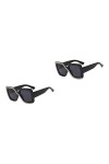 Unomor 2Pcs Femmes De Lunettes De Soleil Vintage Lunettes De Soleil Lunettes De Soleil Pour Femmes Hommes Lunettes De Soleil 