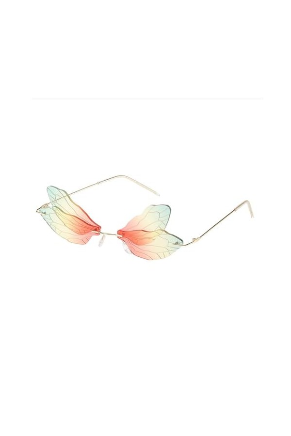 Abaodam Lunettes De Soleil Libellule Lunettes De Soleil Femme Tendance Lunettes De Soleil Tendance Pour Femmes Lunettes Aile 