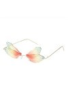 Abaodam Lunettes De Soleil Libellule Lunettes De Soleil Femme Tendance Lunettes De Soleil Tendance Pour Femmes Lunettes Aile 