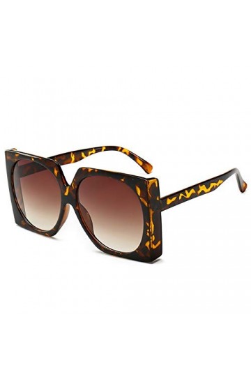 YUANCHENG Lunettes de Soleil Dames surdimensionnées Lunettes carrées Femme Lunettes de Soleil en Plein air dégradé Femmes Lun