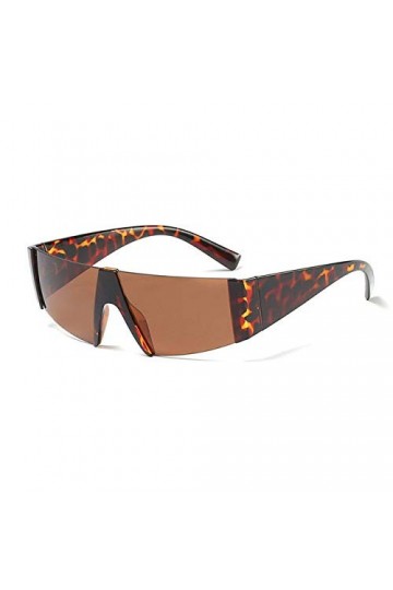 YUANCHENG Rétro Demi-Monture Lunettes carrées de Sport Lunettes de Soleil en Plein air Femmes Lunettes de Soleil UV400 Hommes