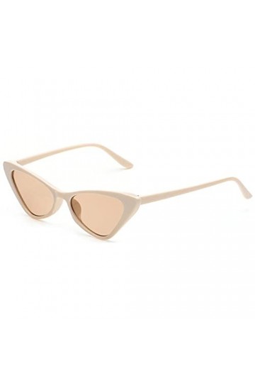 HCHES Lunettes de soleil œil de chat personnalité UV400 conduite lunettes de soleil simplifiées lunettes de tir de rue femme,