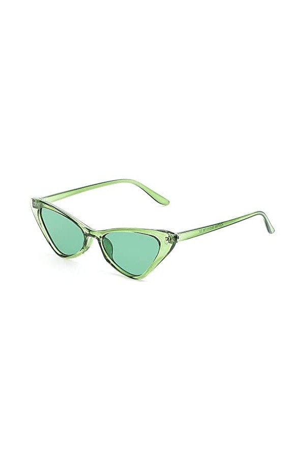 HCHES UV400 Personnalité Lunettes de soleil œil de chat Conduite Lunettes de soleil simplifiées Lunettes de tir de rue pour f