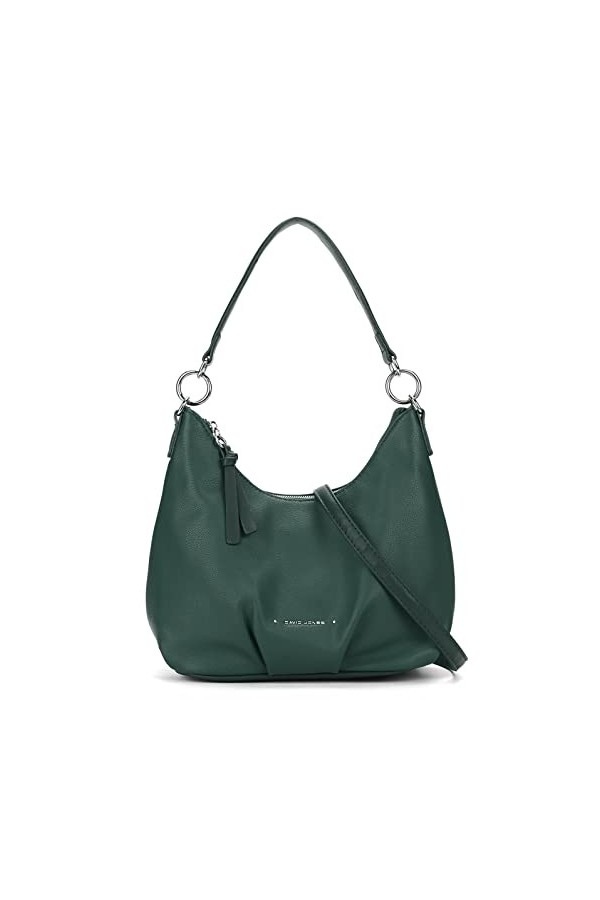 David Jones - Sac à Main Bandoulière Porté Epaule Femme - Sac Banane Simili Cuir PU Porté Croisé Travers - Besace Anse Poigné