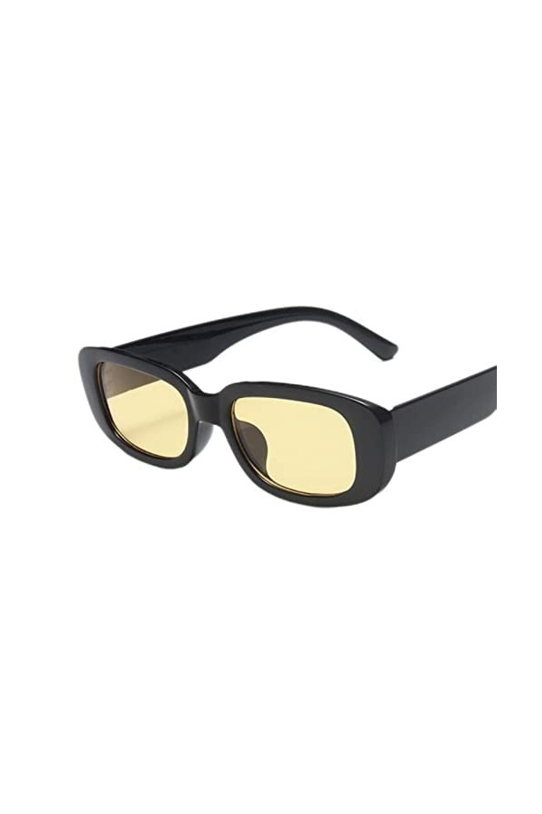 CHUNNUAN Nouvelles lunettes de soleil carrées tendance vintage pour femme Designer rétro rectangulaire lunettes de soleil fém