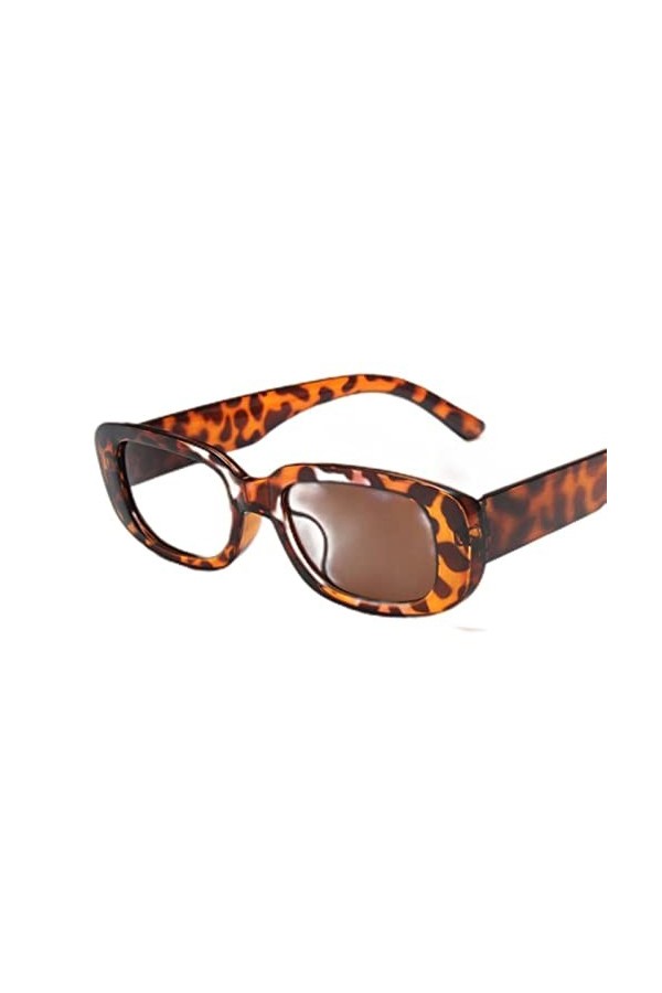 CHUNNUAN Nouvelles lunettes de soleil carrées tendance vintage pour femme Designer rétro rectangulaire lunettes de soleil fém