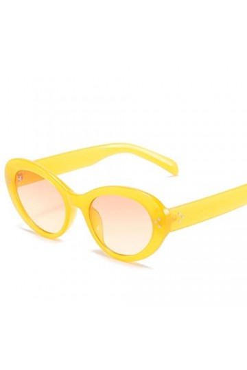 RCJOLLZ Sexy Cateye Lunettes De Soleil Femmes Coloré Marque De Luxe Designer Lunettes De Soleil pour Femmes Hommes Vintage Lu