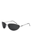 KSXYH Lunettes de Soleil polarisées Matrix Neo Style Lunettes de Soleil ultralégères sans Monture pour Hommes