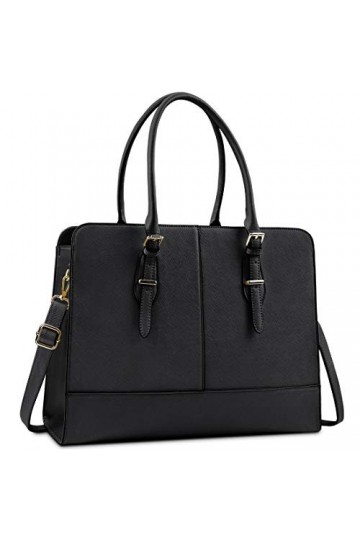 Lubardy Sac à Main Sac Cabas Femmes PU Cuir Grand Sac a Main pour Les Cours Lycee Sac Cours Bandouliere Lycee 15.6 Pouces, No