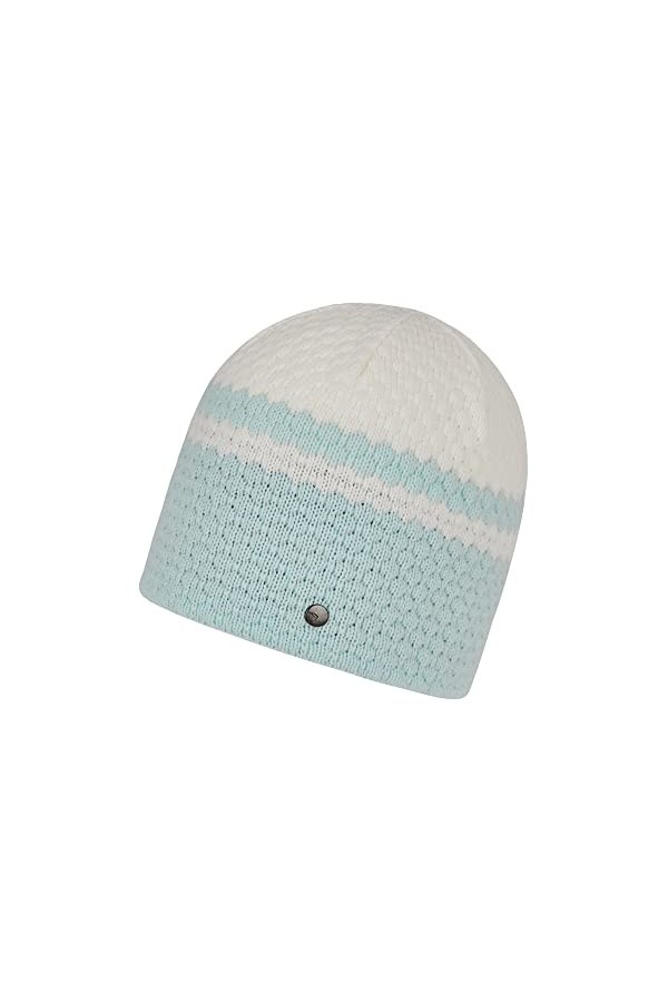 Ziener Ilary Bonnet tricoté, Laine, Doublure Polaire, Ice, Taille Unique Femme