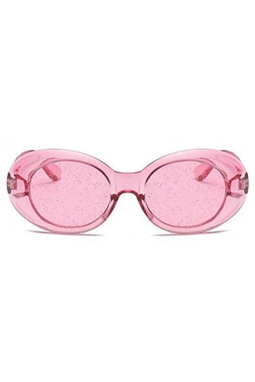 WQZYY&ASDCD des Lunettes De Soleil Femme Homme Lunettes De Soleil Femmes Hommes Lunettes De Soleil Ovales Verres Scintillants