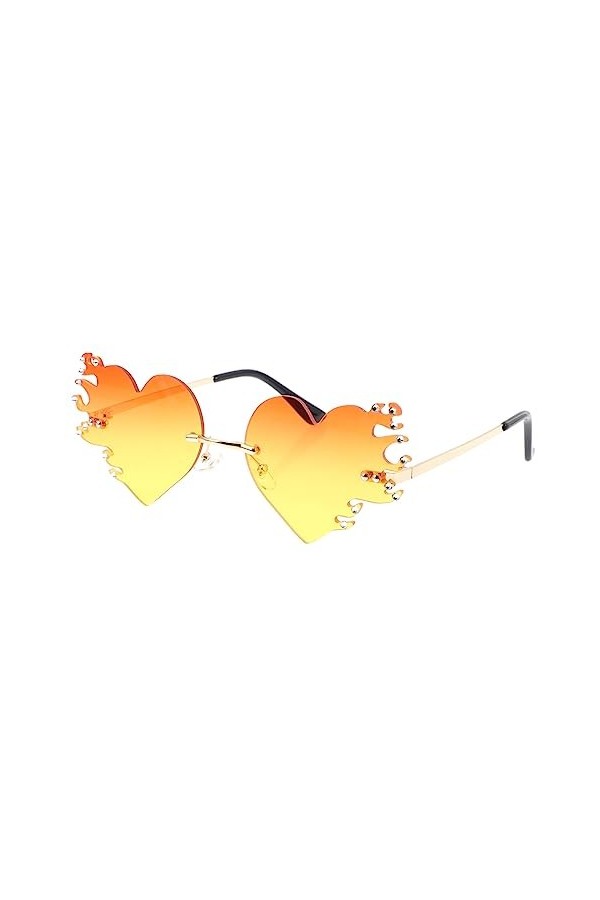 SOIMISS Lunettes De Soleil Flamme Lunettes De Fête Pour Enfants Nouveauté Lunettes De Soleil Femme Lunettes Drôles Lunettes D