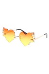 SOIMISS Lunettes De Soleil Flamme Lunettes De Fête Pour Enfants Nouveauté Lunettes De Soleil Femme Lunettes Drôles Lunettes D