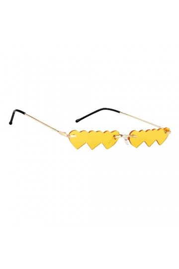 Toddmomy 1 Pc Lunettes De Soleil Coeur Lunettes De Soleil De Quai Pour Femmes Lunettes De Mode Pour Femmes Lunettes De Soleil