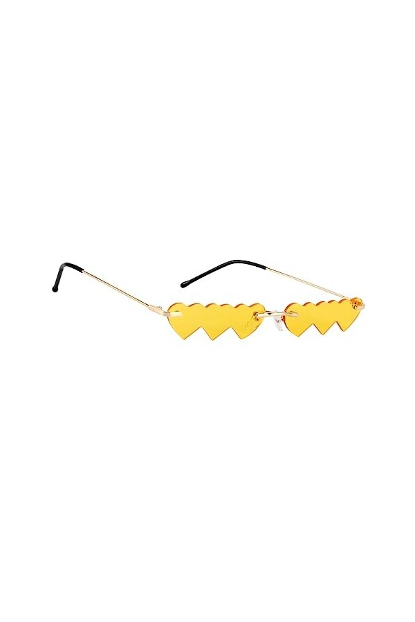 Toddmomy 1 Pc Lunettes De Soleil Coeur Lunettes De Soleil De Quai Pour Femmes Lunettes De Mode Pour Femmes Lunettes De Soleil