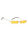 Toddmomy 1 Pc Lunettes De Soleil Coeur Lunettes De Soleil De Quai Pour Femmes Lunettes De Mode Pour Femmes Lunettes De Soleil