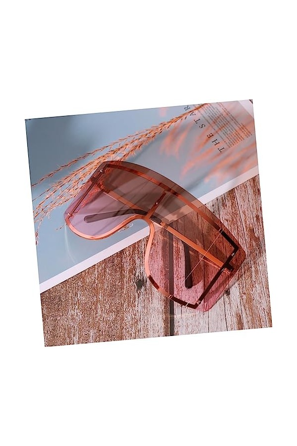 COOLHIYA 1 Paire De Lunettes De Soleil De Mode Pour Femmes Homme Lunettes De Mode Lunettes Pour Femmes Créatif Plage Nuances 