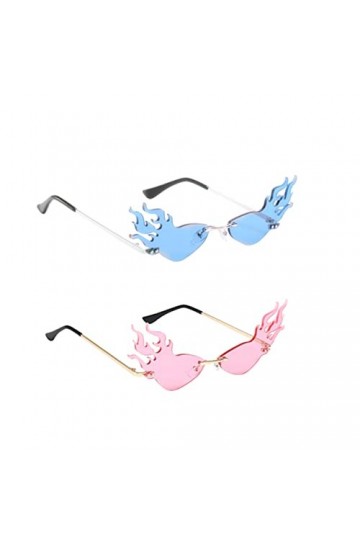 Toyvian 2 Pièces Des Lunettes Branché Lunettes De Soleil De Mode Pour Femmes Lunettes De Soleil Sympas Lunettes De Soleil En 