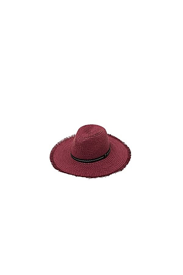 Esprit 043ea1p305 Bonnet, 600/rouge Bordeaux, Taille S Femme