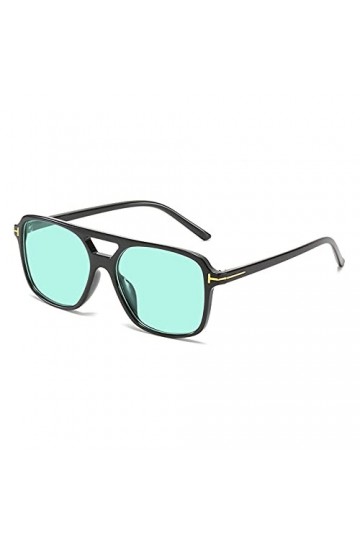 LUOXUEFEI De Soleil Lunettes Lunettes De Soleil Carrées Hommes Lunettes De Soleil Pour Femmes Lunettes Jaune Bleu Vert