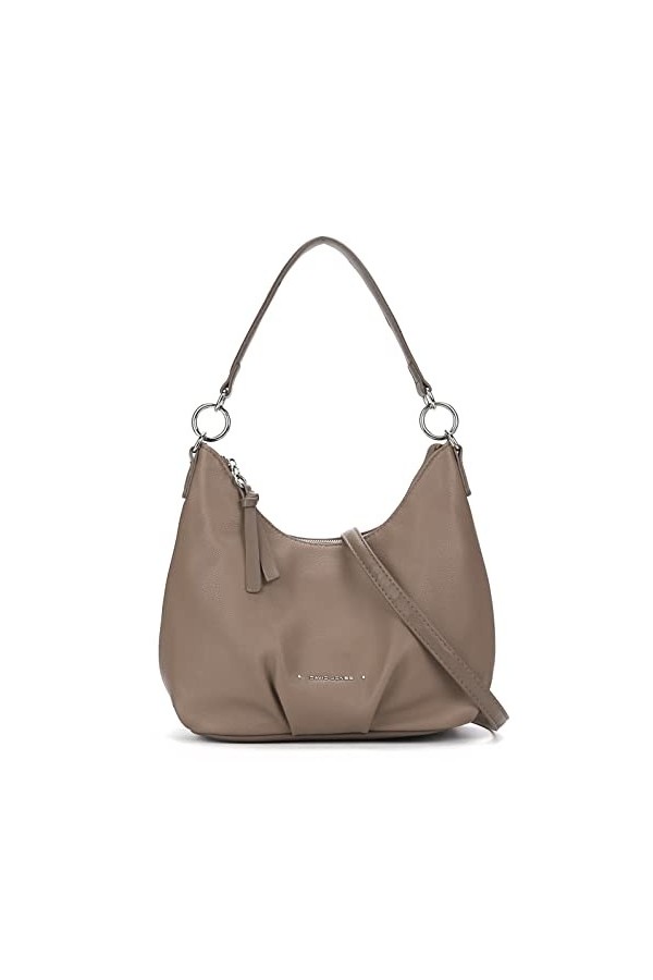 David Jones - Sac à Main Bandoulière Porté Epaule Femme - Sac Banane Simili Cuir PU Porté Croisé Travers - Besace Anse Poigné