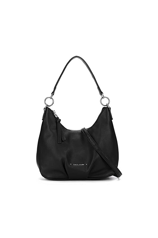 David Jones - Sac à Main Bandoulière Porté Epaule Femme - Sac Banane Simili Cuir PU Porté Croisé Travers - Besace Anse Poigné
