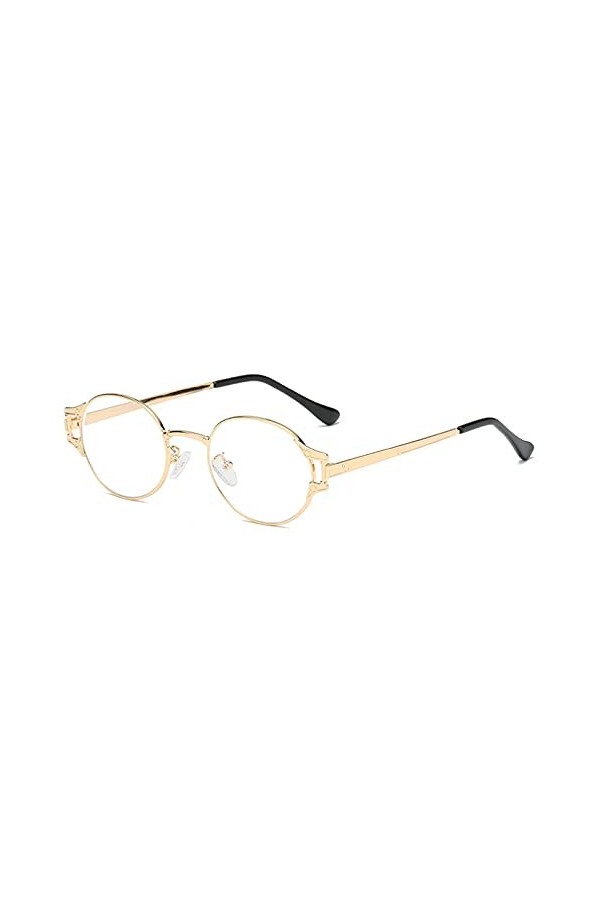 LUOXUEFEI De Soleil Lunettes Lunettes De Soleil Ovales Pour Hommes Vert Marron Lunettes De Soleil Rondes Femmes Lentille Clai