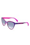 Italia Independent 0022-ZEB-013 Montures de Lunettes, Violet Morado , 55 Femme
