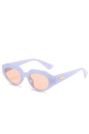 MUTYNE Lunettes de Soleil Oeil de Chat pour Dames Femmes Mode Vintage Rétro Petit Cadre Lunettes de Soleil Femme Protection U