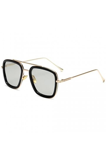 CSRP Style de Mode de Luxe pour Hommes Lunettes de Soleil Hommes Square&nbsp;&nbsp;&nbsp;Design Lunettes de soleil-C14Gold BS