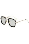 CSRP Style de Mode de Luxe pour Hommes Lunettes de Soleil Hommes Square&nbsp;&nbsp;&nbsp;Design Lunettes de soleil-C14Gold BS