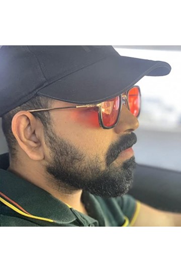 CSRP Style de Mode de Luxe pour Hommes Lunettes de Soleil Hommes Square&nbsp;&nbsp;&nbsp;Design Lunettes de soleil-C14Gold BS