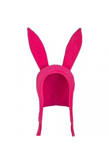 Concept One Bobs Burgers Louise Cosplay Bunny Oreilles Souples Bonnet Polaire, Rose, 0 Mixte