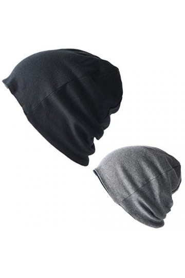 Bonnet Cheveux Nuit Foulard Chimio - Chapeau Homme Été Hiver Style Turban Femme Reversible 100% Coton Bio Tricot Jersey Made 