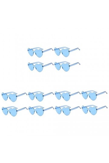 ABOOFAN 12 Pcs Xxcm Adultes En Plein Air Bonbons Nouveauté Femmes Robes Accessoires Lunettes De Soleil Sans Cadre Fille Trans