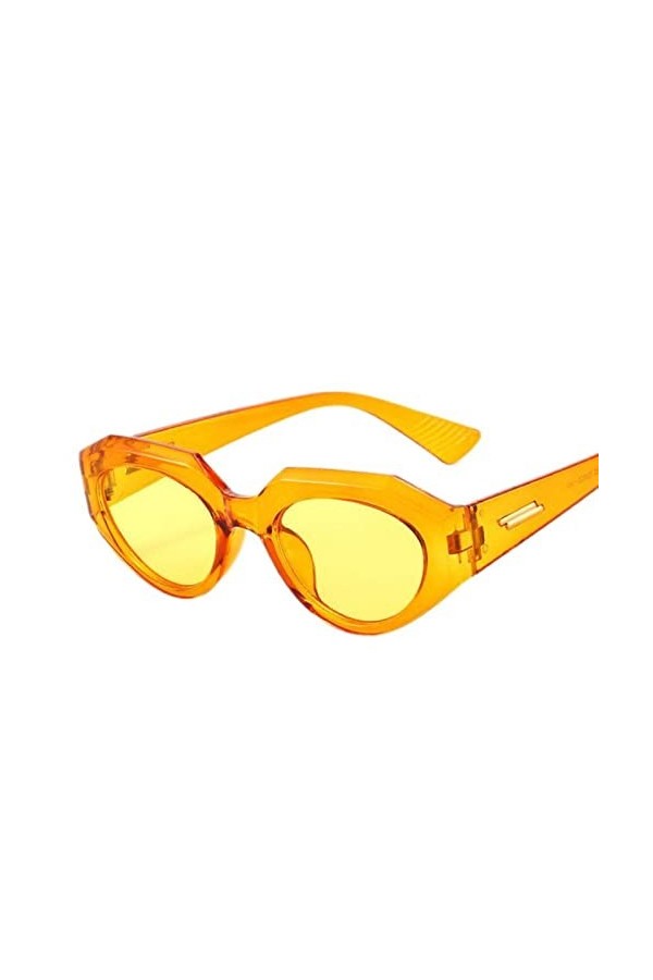 YANGQI Lunettes de soleil œil de chat vintage pour femme - Lunettes de soleil léopard - Lunettes de soleil œil de chat pour f
