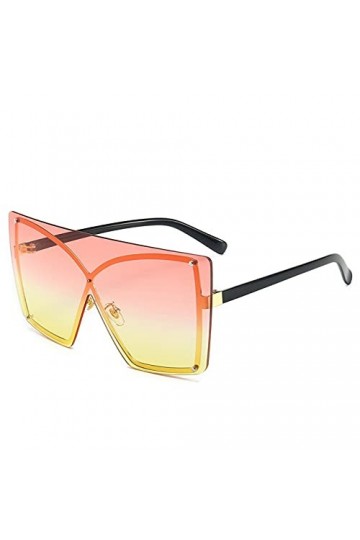 LUOXUEFEI De Soleil Lunettes Lunettes De Soleil Sans Monture Surdimensionnées Pour Femmes Lunettes De Soleil Carrées Lunettes
