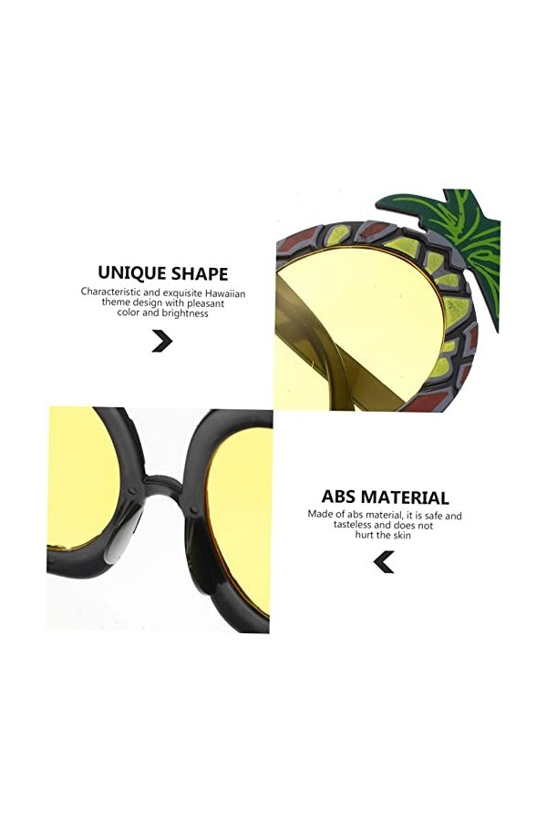 Toyvian 6 Paires Lunettes Flamant Rose Lunettes De Soleil De Quai Pour Femmes Lunettes Tropicales Lunettes De Soleil Tendance